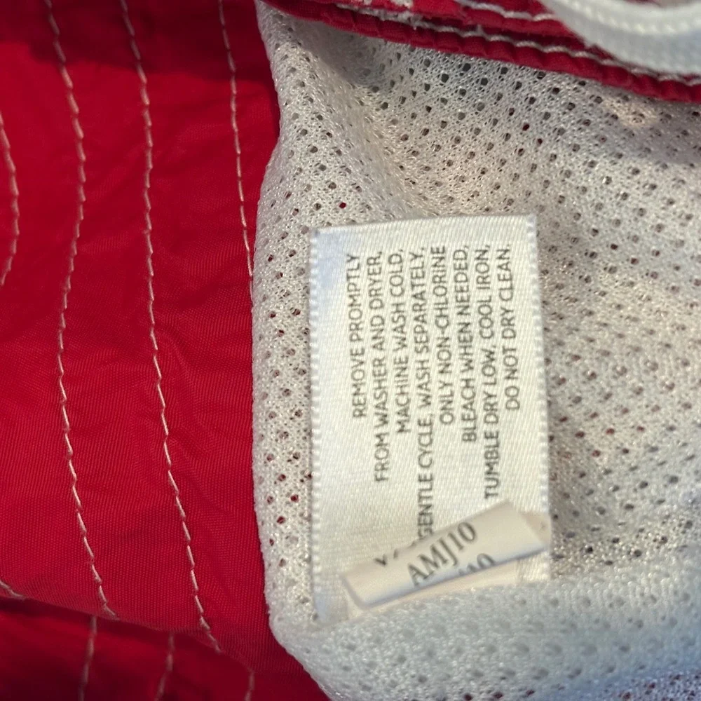 Y2K Old Navy Mens Red Huntington Beach Surf Club Board Shorts Swim Trunks Size M